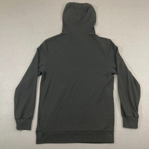 Icebreaker Hoodie Women's Size XS Black Crush Merino Wool Sweater Pullover - Picture 3 of 12